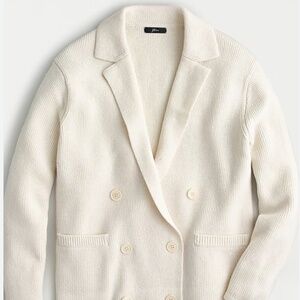 J Crew Double-breasted Sweater Blazer  Size X-Small